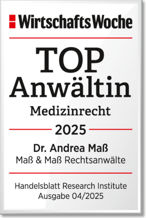Wirtschaftswoche Topanwältin Medizinrecht 2025